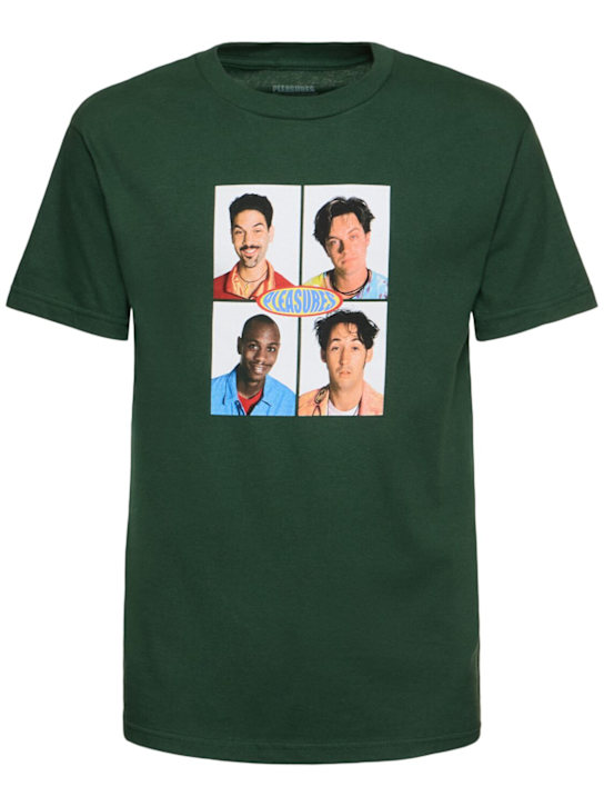 Pleasures: Half Baked printed cotton t-shirt - men_0 | Luisa Via Roma