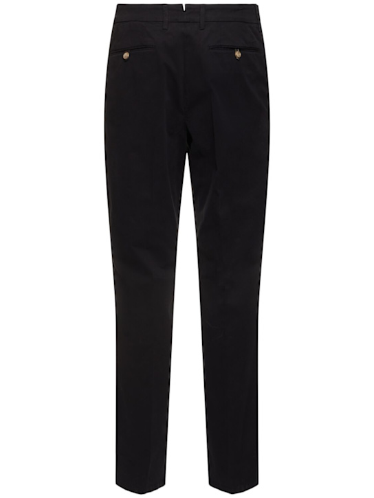Brioni: Pienza stretch cotton pants - men_0 | Luisa Via Roma