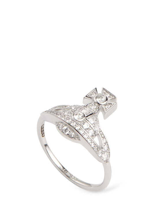 Vivienne Westwood: Little orb thin ring - women_0 | Luisa Via Roma