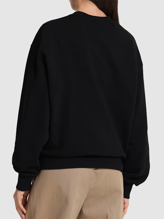 Carhartt WIP: Casey crewneck sweatshirt - Black/Silver - women_2 | Luisa Via Roma