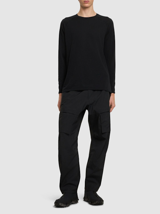 Y-3: Run long sleeve knit sweater - men_1 | Luisa Via Roma