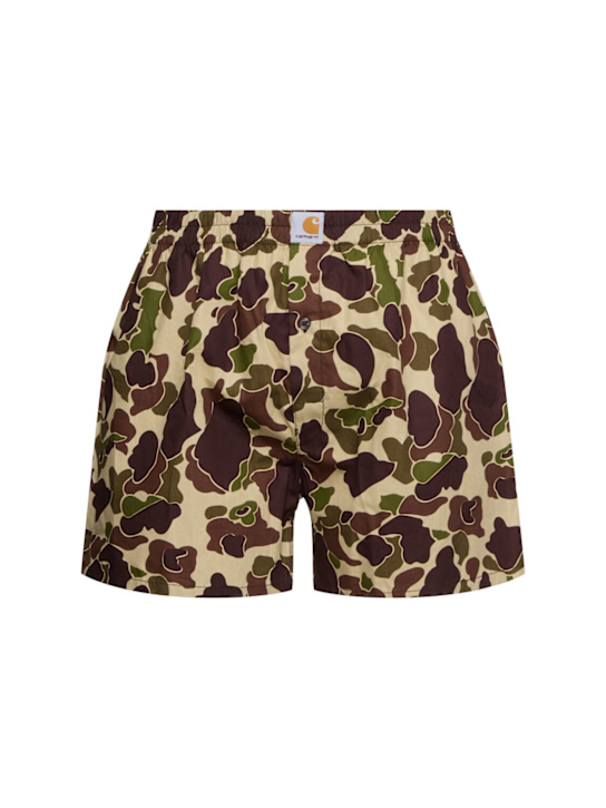 Carhartt WIP: Boxershorts aus Baumwollpopeline - men_0 | Luisa Via Roma