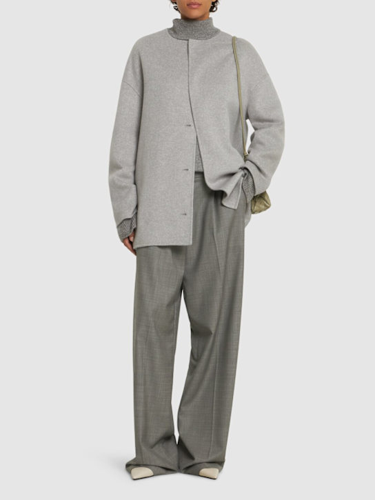 Loulou De Saison: Gio round neck short coat - women_1 | Luisa Via Roma