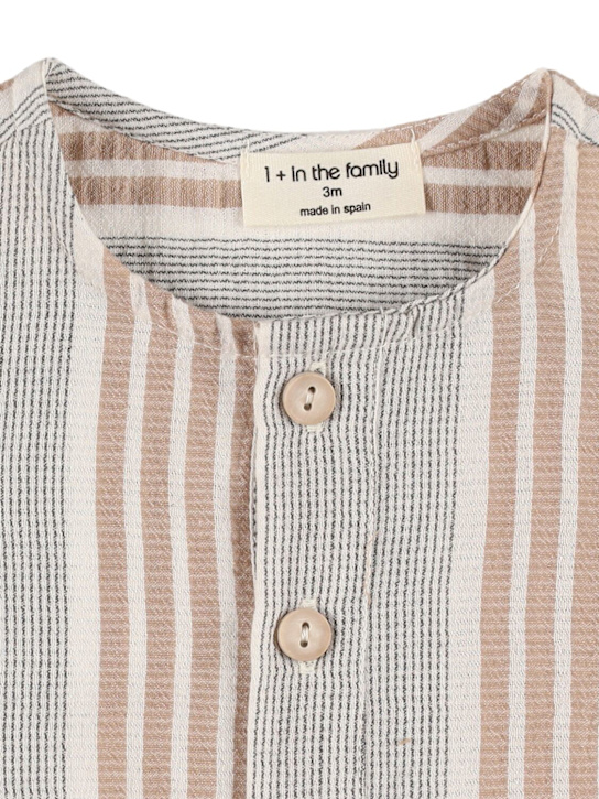 1 + IN THE FAMILY: Printed organic cotton blend shirt - Multicolor - kids-boys_1 | Luisa Via Roma