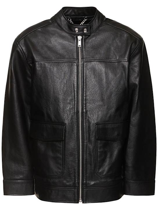 Henry leather jacket - Thumbnail 1