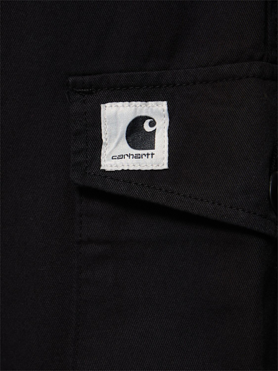 Carhartt WIP: Collins cotton pants - Black - women_3 | Luisa Via Roma