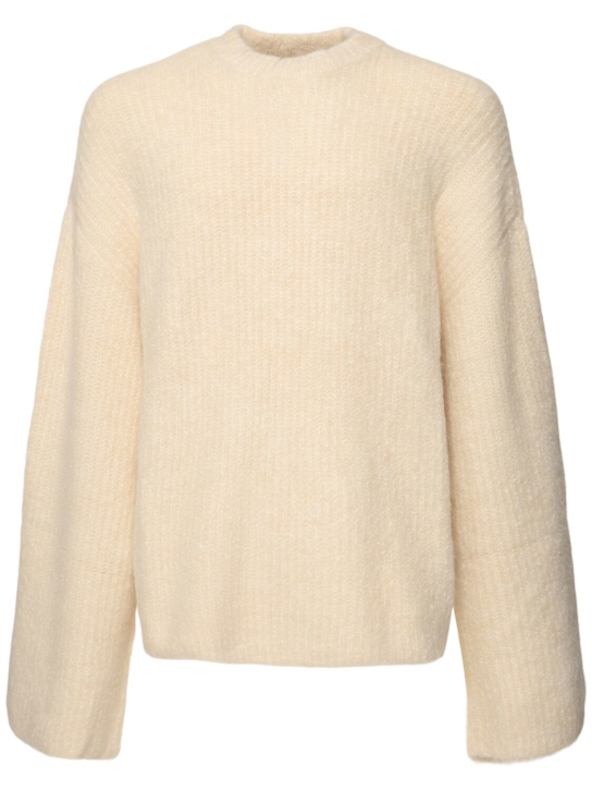 Entire Studios: Heavy knit crew sweater - men_0 | Luisa Via Roma