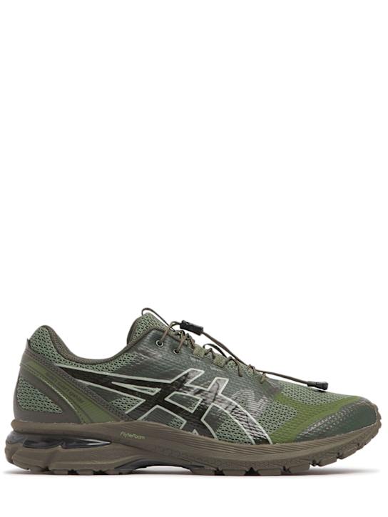 Asics: Sansar Gear Gel-Terrain sneakers - Green - men_0 | Luisa Via Roma