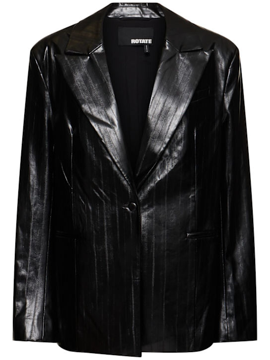Rotate: Coated oversize blazer - women_0 | Luisa Via Roma