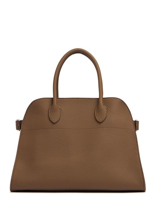 The Row: Borsa Soft Margaux 12 in pelle martellata - women_0 | Luisa Via Roma