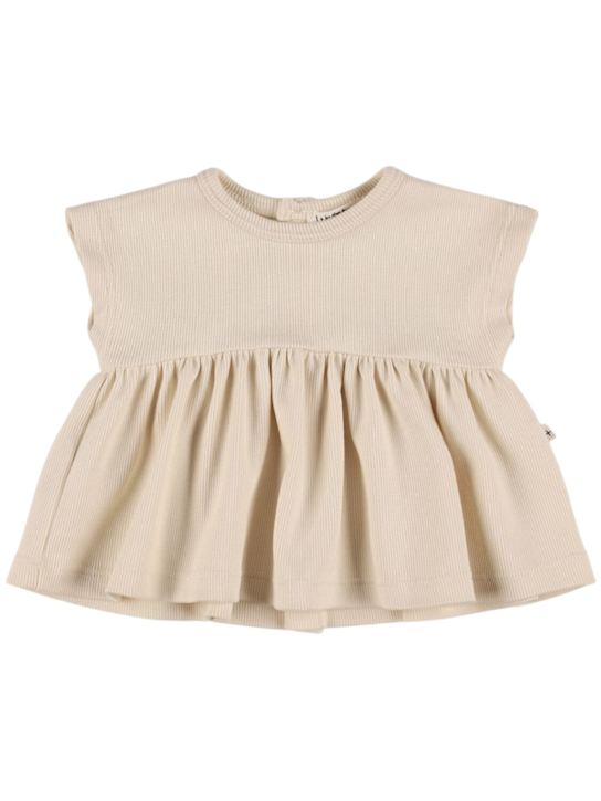 1 + IN THE FAMILY: コットンブレンドシャツ - ホワイト - kids-girls_0 | Luisa Via Roma