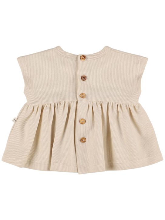 1 + IN THE FAMILY: コットンブレンドシャツ - ホワイト - kids-girls_1 | Luisa Via Roma