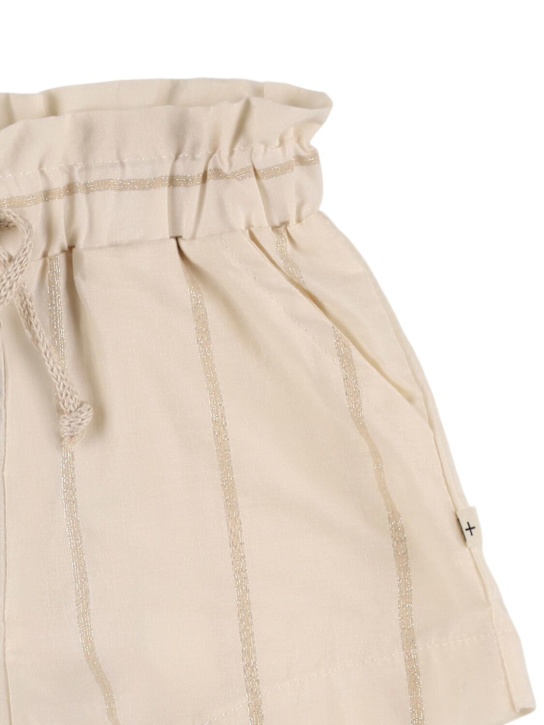 1 + IN THE FAMILY: コットンブレンドショートパンツ - ホワイト - kids-girls_1 | Luisa Via Roma