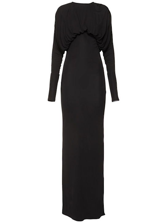 Vernest jersey long gown - Thumbnail 1