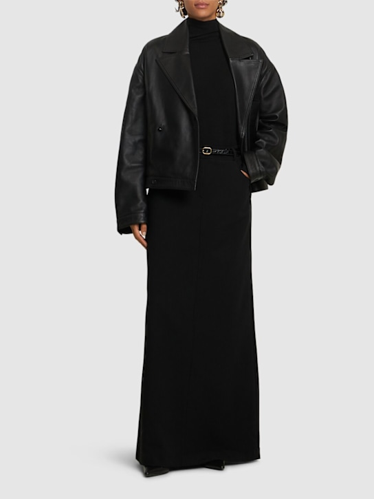 Loulou De Saison: Kaipan leather jacket - women_1 | Luisa Via Roma