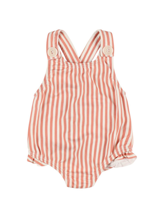 1 + IN THE FAMILY: Costume intero in misto poly a righe - Rosa - kids-girls_0 | Luisa Via Roma