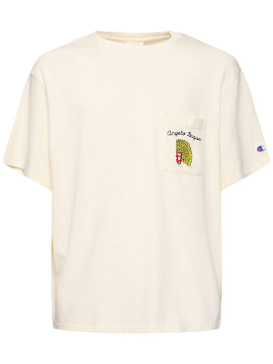 Champion X Awake: Washed short sleeve pocket t-shirt - men_0 | Luisa Via Roma