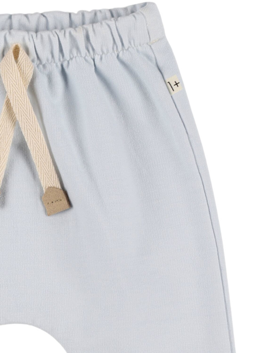 1 + IN THE FAMILY: Cotton blend sweatpants - Light Blue - kids-boys_1 | Luisa Via Roma