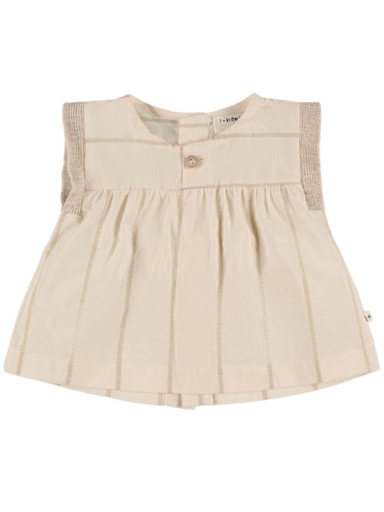 1 + IN THE FAMILY: Camicia in misto cotone stampato - Bianco - kids-girls_0 | Luisa Via Roma