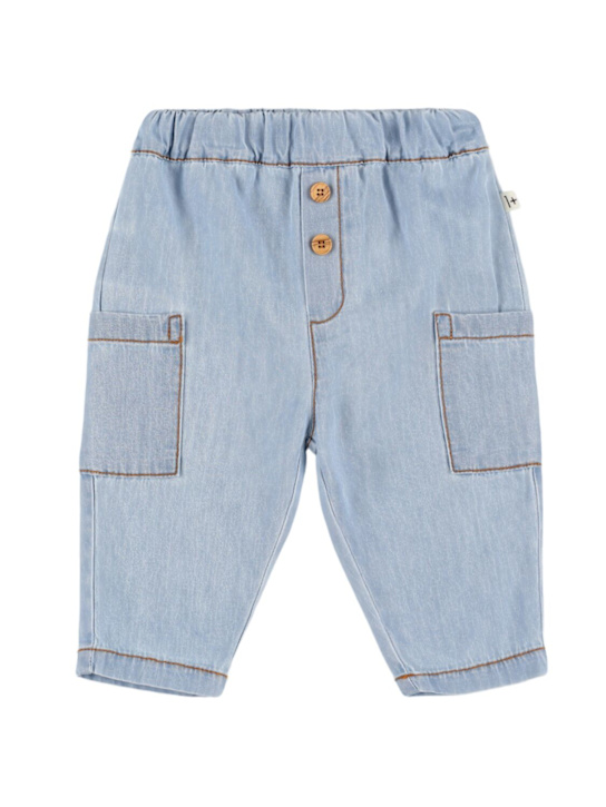 1 + IN THE FAMILY: Cotton chambray pants - kids-boys_0 | Luisa Via Roma