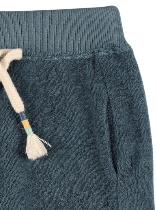 1 + IN THE FAMILY: Pantaloni in spugna di misto cotone - Blu Scuro - kids-boys_1 | Luisa Via Roma