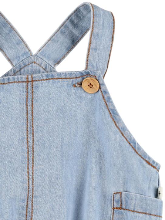 1 + IN THE FAMILY: Cotton chambray overalls - Light Blue - kids-girls_1 | Luisa Via Roma