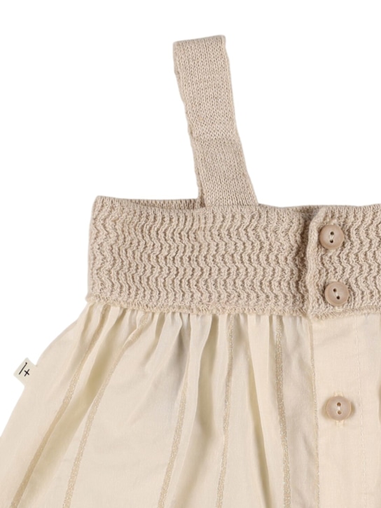 1 + IN THE FAMILY: Vestito e culotte in misto cotone - Bianco - kids-girls_1 | Luisa Via Roma