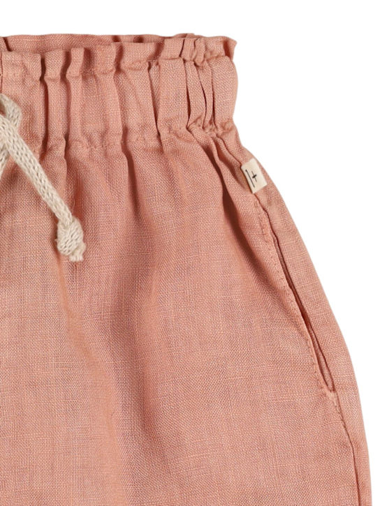 1 + IN THE FAMILY: Pantaloni in lino - Rosa - kids-girls_1 | Luisa Via Roma