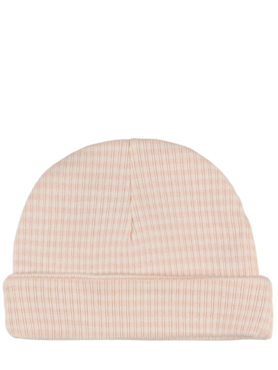 1 + IN THE FAMILY: Cappello beanie in misto cotone a righe - kids-girls_0 | Luisa Via Roma