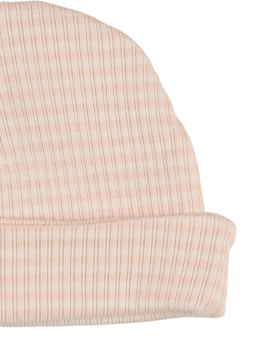 1 + IN THE FAMILY: Cappello beanie in misto cotone a righe - kids-girls_1 | Luisa Via Roma