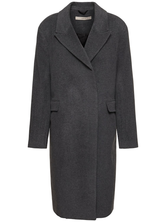 Remain: Heavy wool blend long coat - women_0 | Luisa Via Roma
