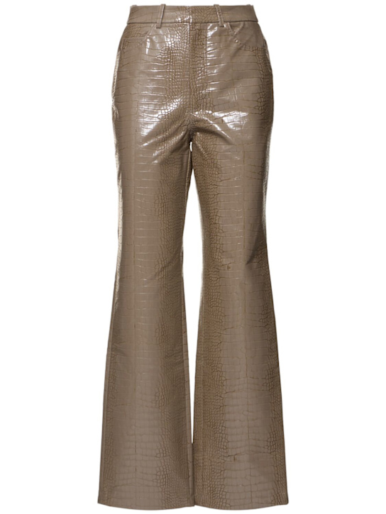 Rotate: Textured straight pants - women_0 | Luisa Via Roma