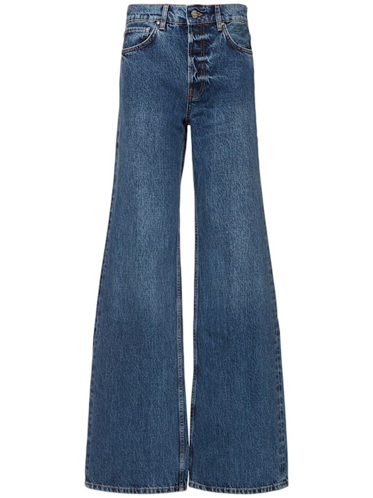ANINE BING: Hugh high rise straight jeans - women_0 | Luisa Via Roma