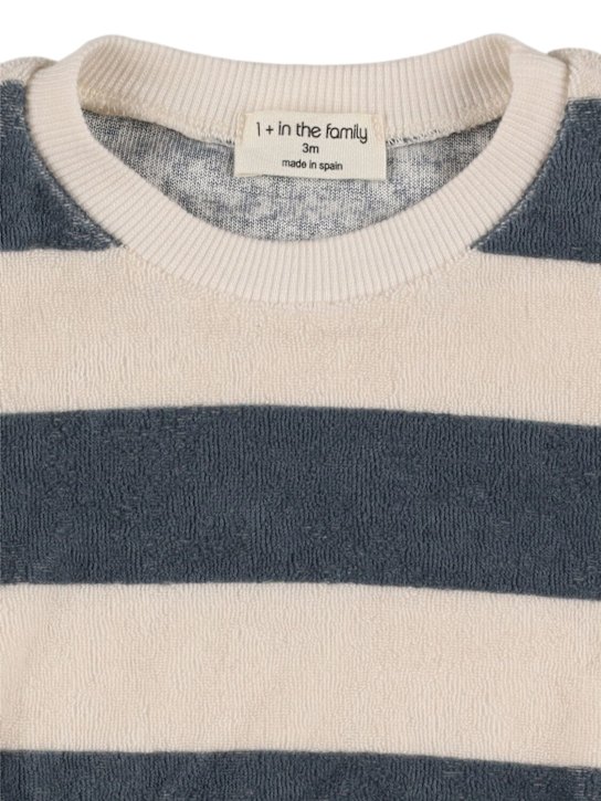 1 + IN THE FAMILY: Felpa in spugna di misto cotone a righe - kids-girls_1 | Luisa Via Roma