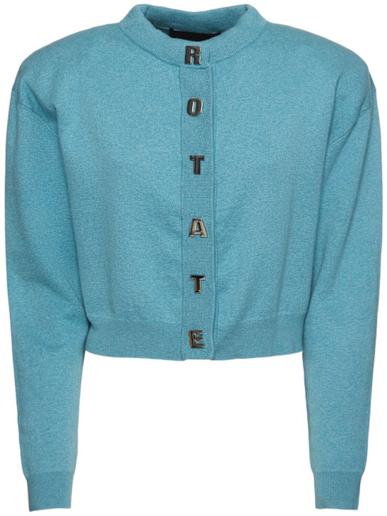 Rotate: Firm knit cardigan - women_0 | Luisa Via Roma