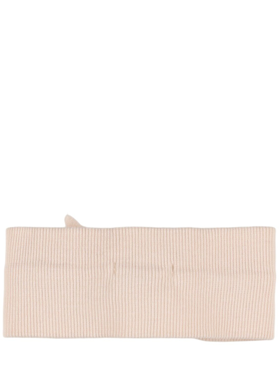 1 + IN THE FAMILY: Cotton blend headband w/knot - Beige - kids-girls_1 | Luisa Via Roma