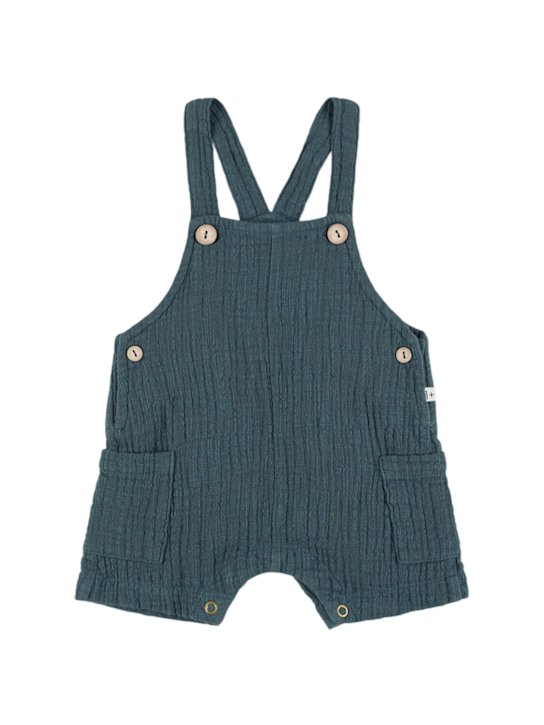 1 + IN THE FAMILY: Salopette in cotone - Blu Scuro - kids-boys_0 | Luisa Via Roma