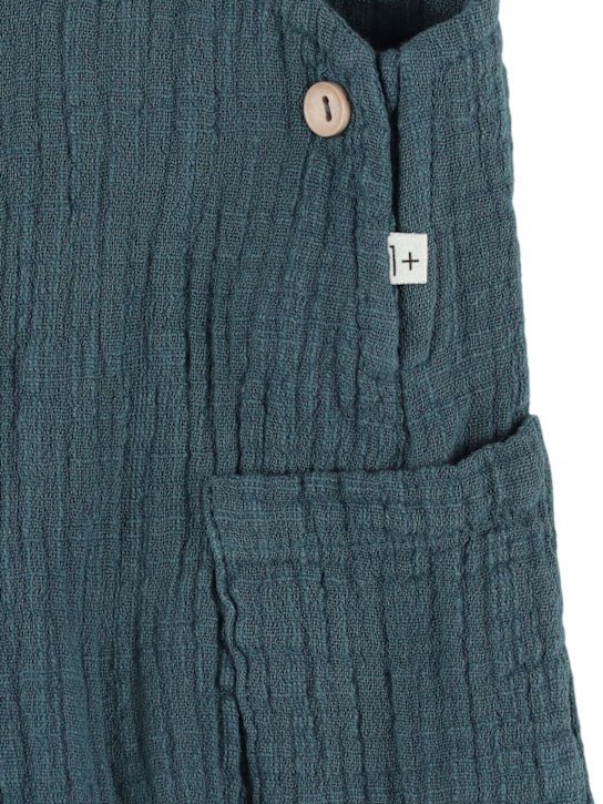 1 + IN THE FAMILY: Salopette in cotone - Blu Scuro - kids-boys_1 | Luisa Via Roma