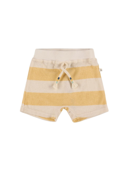 1 + IN THE FAMILY: Striped cotton blend terry shorts - kids-boys_0 | Luisa Via Roma