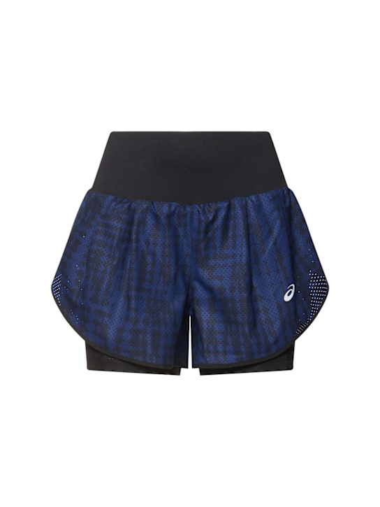 Asics: Road all over print shorts - women_0 | Luisa Via Roma