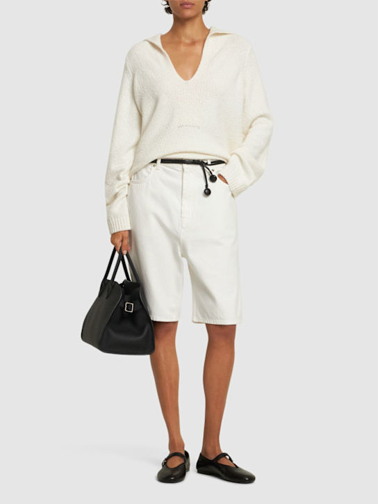 Loulou De Saison: Bahia コットンブレンドセーター - women_1 | Luisa Via Roma