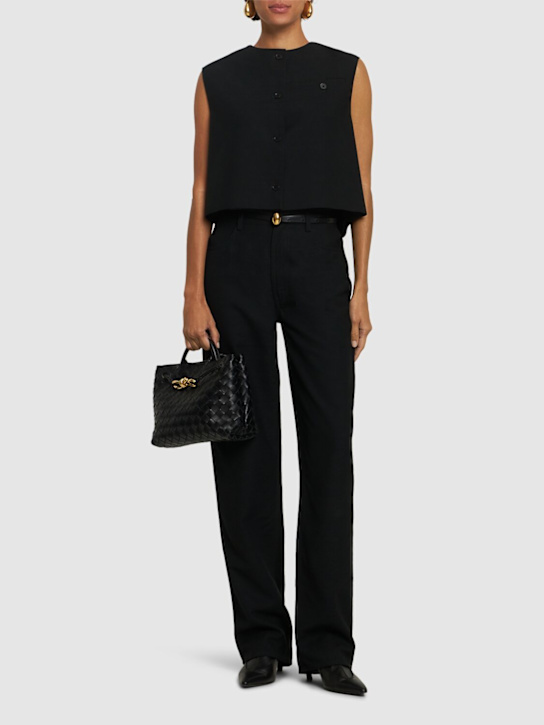 Loulou De Saison: Esme round neck vest - women_1 | Luisa Via Roma