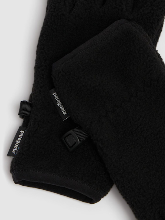 Patagonia: Guanti in poly riciclato - Nero - kids-girls_1 | Luisa Via Roma