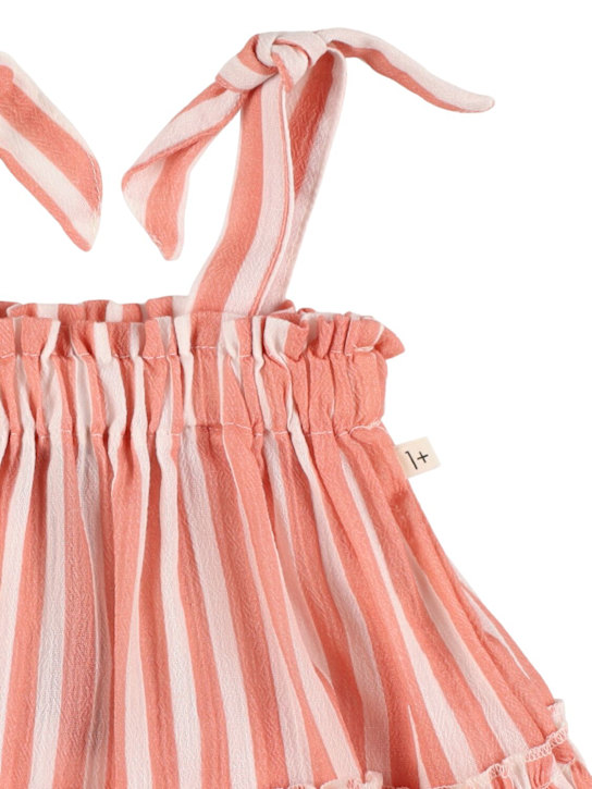 1 + IN THE FAMILY: Vestito in cotone biologico stampa a righe - kids-girls_1 | Luisa Via Roma