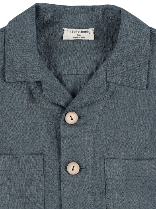 1 + IN THE FAMILY: リネンジャケット - ダークブルー - kids-boys_1 | Luisa Via Roma