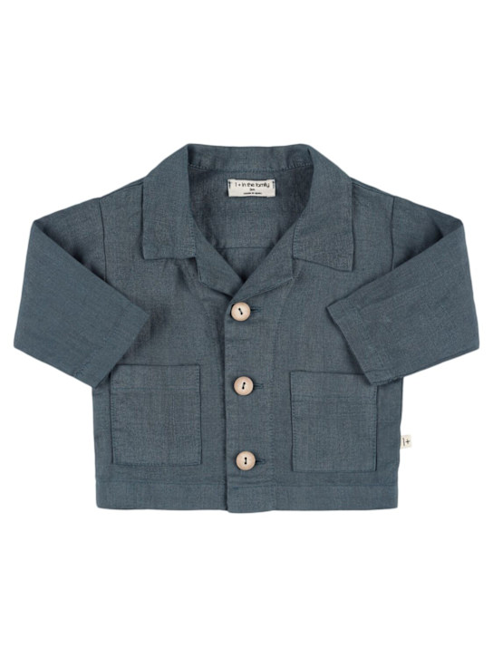 1 + IN THE FAMILY: リネンジャケット - ダークブルー - kids-boys_0 | Luisa Via Roma
