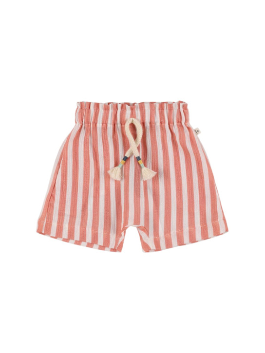 1 + IN THE FAMILY: Shorts in cotone - Bianco/Rosa - kids-girls_0 | Luisa Via Roma