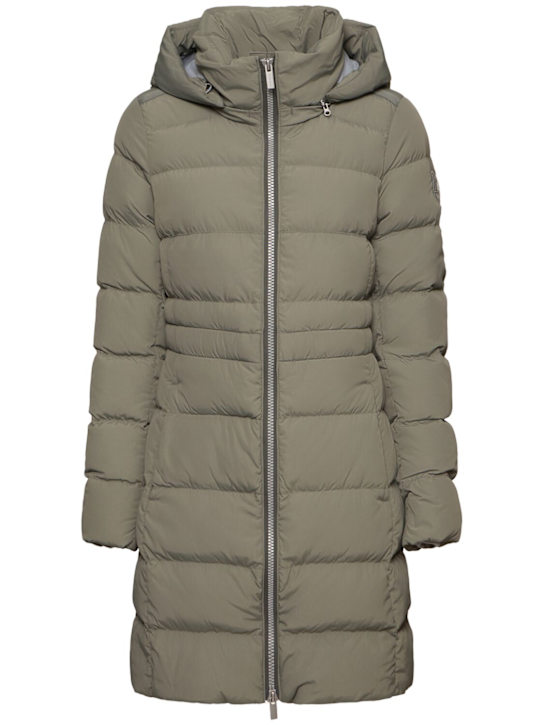 Canada Goose: Aurora recycled nylon down parka - women_0 | Luisa Via Roma