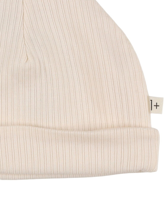 1 + IN THE FAMILY: Striped cotton blend beanie - kids-boys_1 | Luisa Via Roma