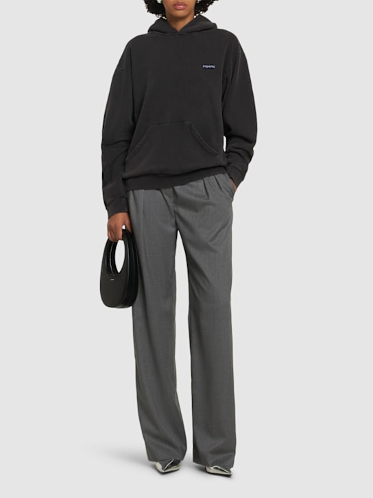 Coperni: Washed logo hoodie - women_1 | Luisa Via Roma